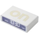 Lexon Flip Klasik Şarj Edilebilir Alarm Saat Beyaz LR157W9 - Thumbnail