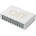 Lexon Flip Klasik Şarj Edilebilir Alarm Saat Beyaz LR157W9 - Thumbnail