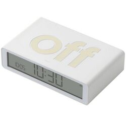 LEXON - Lexon Flip Klasik Şarj Edilebilir Alarm Saat Beyaz LR157W9 (1)