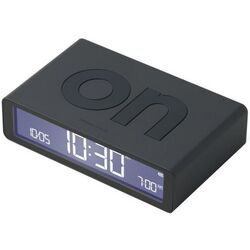 LEXON - Lexon Flip Mini Şarj Edilebilir Alarm Saat Koyu Gri LR158G3