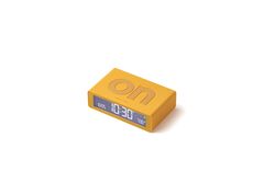 Lexon - Lexon Flip Mini Şarj Edilebilir Alarm Saat Sarı