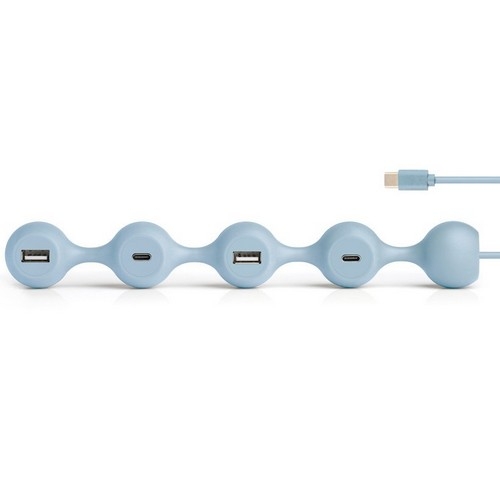 Lexon Peas Hub C Usb Çoğaltıcı Açık Mavi