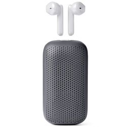 LEXON - Lexon Speakerbuds Bluetooth Kulaklık & Bluetooth Hoparlör Gri LA127G