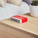 LEXON - Lexon x Pantone Flip Klasik Şarj Edilebilir Alarm Saat Kırmızı LR157PT-R (1)