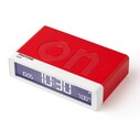Lexon x Pantone Flip Klasik Şarj Edilebilir Alarm Saat Kırmızı LR157PT-R - Thumbnail