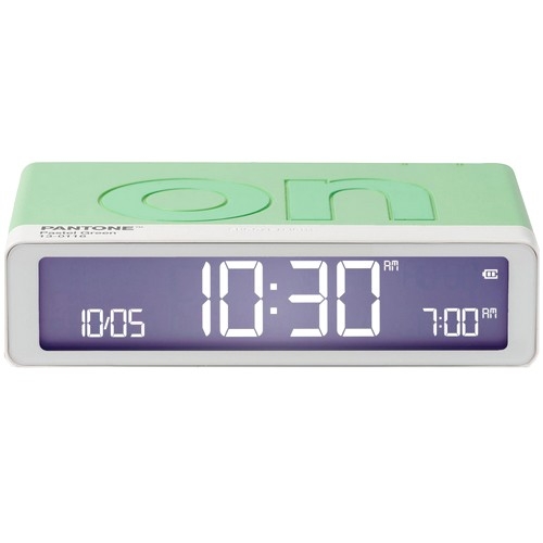 Lexon X Pantone Flip Klasik Şarj Edilebilir Alarm Saat Mint Lr157pt-m