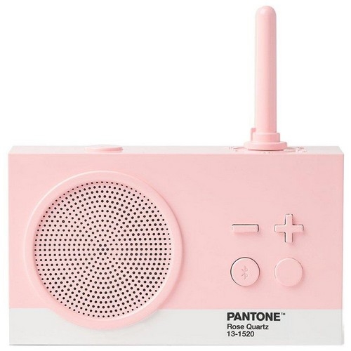 Lexon X Pantone Tykho 3 Bluetooth Hoparlör Ve Radyo Açık Pembe