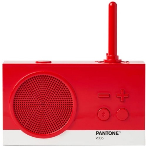 Lexon X Pantone Tykho 3 Bluetooth Hoparlör Ve Radyo Kırmızı