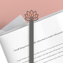Lotus Kitap Ayracı - Thumbnail