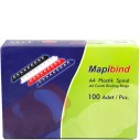 MAPIBIND - MAPIBIND 6mm PLASTİK SPİRAL KIRMIZI 100 ADET
