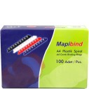 MAPIBIND - MAPIBIND 6mm PLASTİK SPİRAL SİYAH 100 ADET