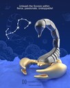 Metalmorphose Burç Koleksiyonu Akrep Anahtarlık / Çanta Aksesuarı - Thumbnail