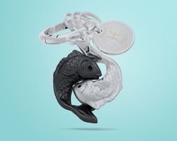 Metalmorphose - Metalmorphose Burç Koleksiyonu Balık Anahtarlık / Çanta Aksesuarı (1)