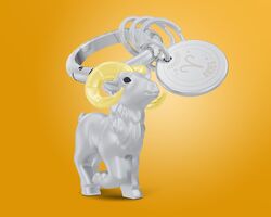 Metalmorphose - Metalmorphose Burç Koleksiyonu Koç Anahtarlık / Çanta Aksesuarı (1)