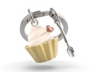 Metalmorphose Cupcake Anahtarlık - Thumbnail