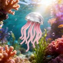 Metalmorphose Denizanası Anahtarlık - Thumbnail