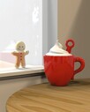 Metalmorphose Köpüklü Fincan ve Gingerbread Anahtarlık - Thumbnail