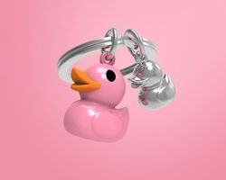 Metalmorphose - Metalmorphose Pembe Ördek Anahtarlık (1)