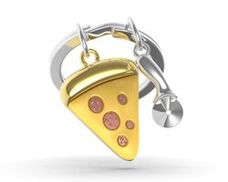 Metalmorphose - Metalmorphose Pizza Anahtarlık (1)