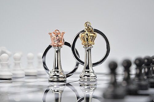 Metalmorphose Queen Chess Anahtarlık - 6