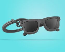 Metalmorphose - Metalmorphose Siyah Güneş Gözlüğü Anahtarlık (1)