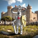 Metalmorphose Şövalye Anahtarlık - Thumbnail