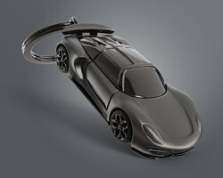 Metalmorphose - Metalmorphose Supercar Anahtarlık Siyah (1)
