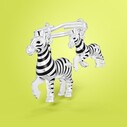 Metalmorphose - Metalmorphose Zebra Anahtarlık (1)