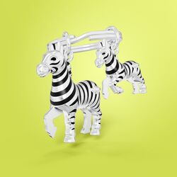 Metalmorphose - Metalmorphose Zebra Anahtarlık (1)