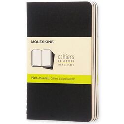 MOLESKINE - Moleskine Chair 3'lü Defter Siyah (Çizgisiz - 9x14) - 4918