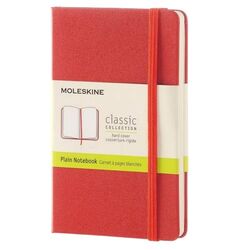MOLESKINE - Moleskine Sert Kapak Defter Kırmızı (Çizgisiz - 9x14) - 0024