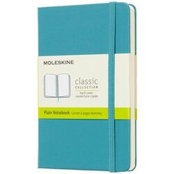 MOLESKINE - Moleskine Sert Kapak Defter Mercan Mavisi (Çizgisiz - 13x21) - 5383