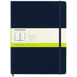 MOLESKINE - Moleskine Sert Kapak Defter Safir Mavi (Çizgisiz - 19x25) - 5136