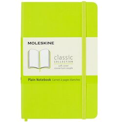 MOLESKINE - Moleskine Yumuşak Kapak Defter Limon Yeşili (Çizgisiz - 13x21) - 1007