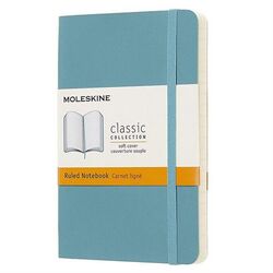 MOLESKINE - Moleskine Yumuşak Kapak Defter Mercan Mavisi (Çizgili - 13x21) - 5505
