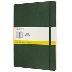 MOLESKINE - Moleskine Yumuşak Kapak Defter Mersin Yeşili (Kareli - 19x25) - 0073