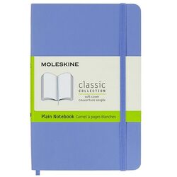 MOLESKINE - Moleskine Yumuşak Kapak Defter Ortanca Mavisi (Çizgisiz - 9x14) - 0925
