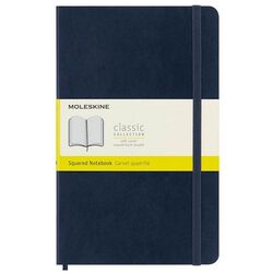 MOLESKINE - Moleskine Yumuşak Kapak Defter Safir Mavi (Kareli - 13x21) - 5598