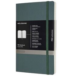 MOLESKINE - Moleskine Yumuşak Kapak Pro Defter Orman Yeşili (Çizgili - 13x21) -0794
