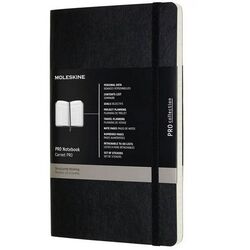 MOLESKINE - Moleskine Yumuşak Kapak Pro Defter Siyah (Çizgili - 13x21) - 0787