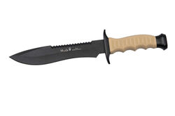 Muela - Muela 85-181 Bowie Bej Kauçuk Saplı Bıçak 18cm