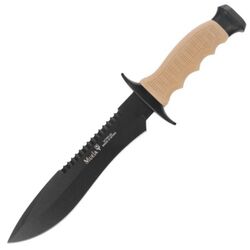 MUELA - Muela 85-181 Bowie Bej Kauçuk Saplı Bıçak 18cm
