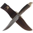 MUELA - Muela Leopar 16cm Geyik Boynuzu Saplı Bıçak