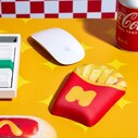 Mustard Fries Mouse Silikon Bilek Desteği - Thumbnail