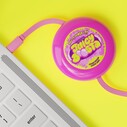 Mustard M11080A Juicy Boosta USB-C 100W Hızlı Şarj Kablosu - Pembe - Thumbnail