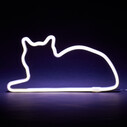 Mustard Sitting Cat Led Işık - Thumbnail