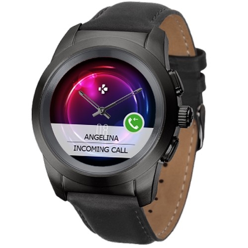 Mykronoz Zetime Hibrid Saat Regular Siyah Deri