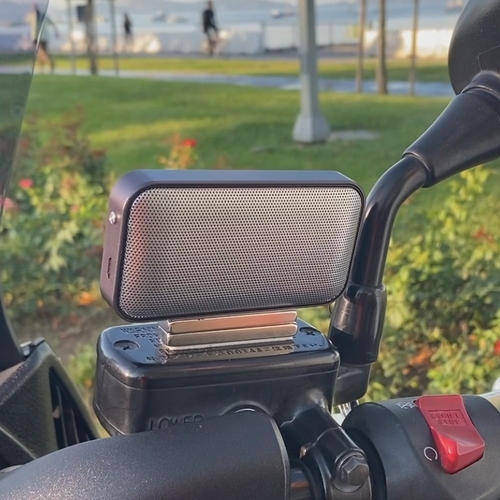 Nano-moto Motosikletler İçin Sök-tak Pratik Bluetooth Müzik Sistemi