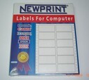 NEWPRINT - NEWPRINT BILGISAYAR ETIKETI 17x25 SUREKLI FORM