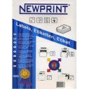 NEWPRINT - NEWPRINT LAZER ETİKET 105x37 mm (4020) 